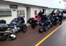 Sport touring motorcycles on a ferry boat